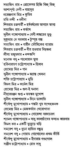 Pujabarshiki Anondomela Galpasankolan contents 1